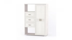 Комод 06.256 Комо (вудлайн кремовый / Masa Decor аруша венге / профиль: Masa Decor аруша венге / профиль: Kroning аруша венге патина ANG)
