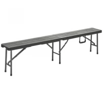 Лавка Go Garden PARMA, садовая, 180x25x43 см, пластик/сталь